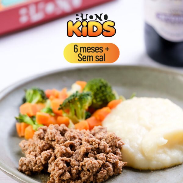 Purezinho de batata com carne e legumes Buono Kids